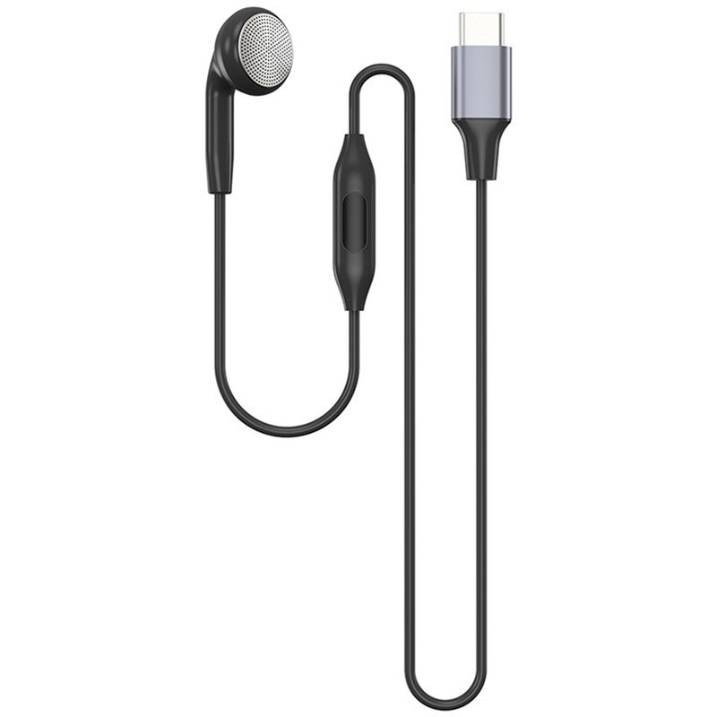 Wired Earphone Mic - DT75BG Tipe C Earbud Tunggal dengan