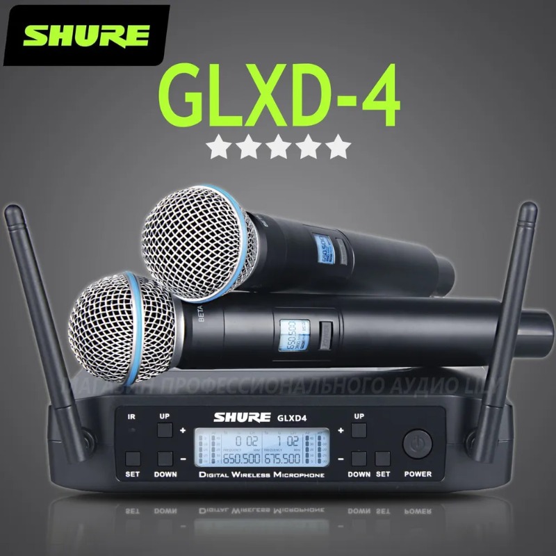 Shure GLXD4 BETA 58A Sistem Mi - Shure Mic Sm58 ulasan dan harga