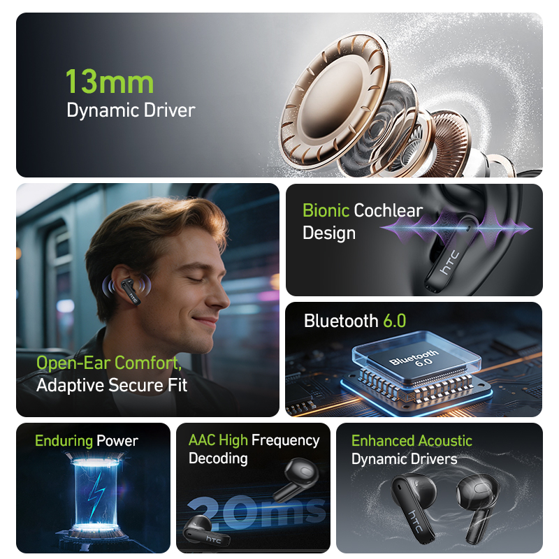 Headset TWS Gaming HTC NE94 de - Usb C Earphone ulasan dan harga