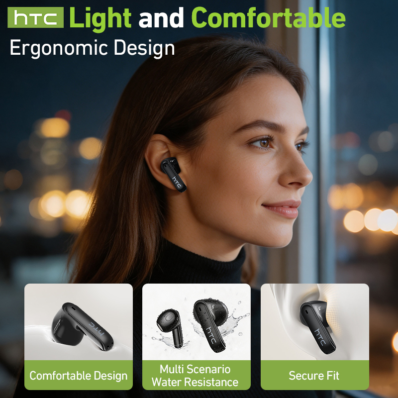 Headset TWS Gaming HTC NE94 de - Usb C Earphone ulasan dan harga