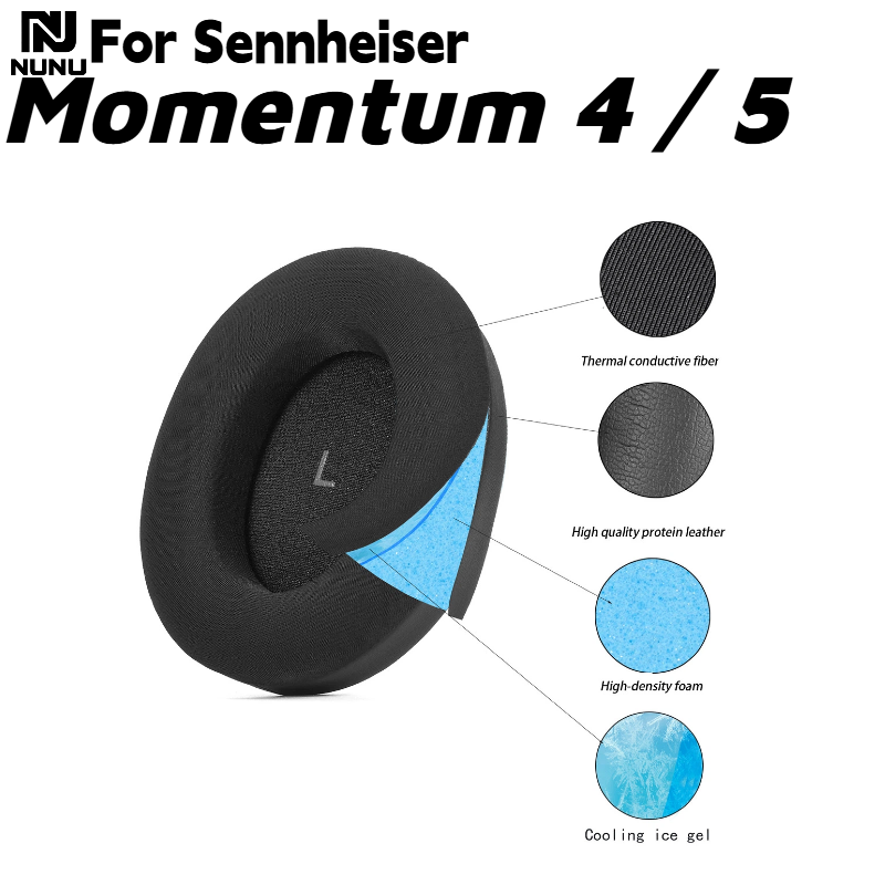 Bantalan Telinga Pengganti yan - Sennheiser Headphone Momentum 4 ulasan dan harga