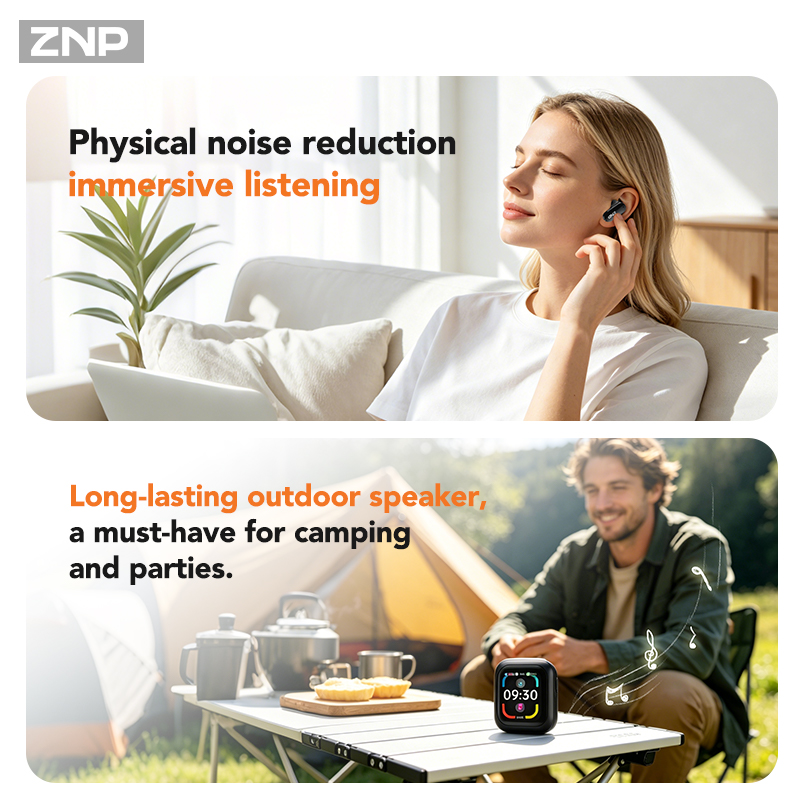 ZNP N04, Earbud Nirkabel TWS d - Usb C Earphone ulasan dan harga