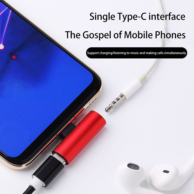 Adaptor Logam USB Tipe-C ke Ja - Earphone Splitter Jack ulasan dan harga
