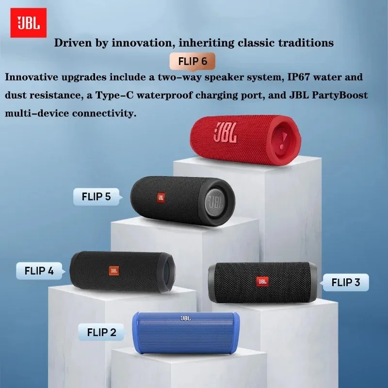 Speaker Bluetooth JBL FLIP6, T - Jbl Speaker Flip 6 ulasan dan harga