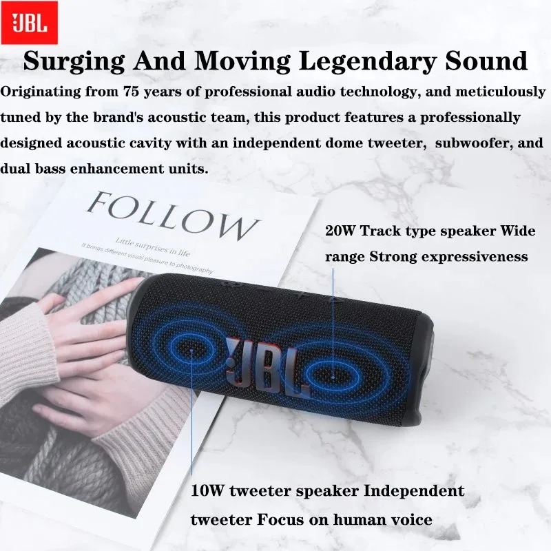 Speaker Bluetooth JBL FLIP6, T - Jbl Speaker Flip 6 ulasan dan harga
