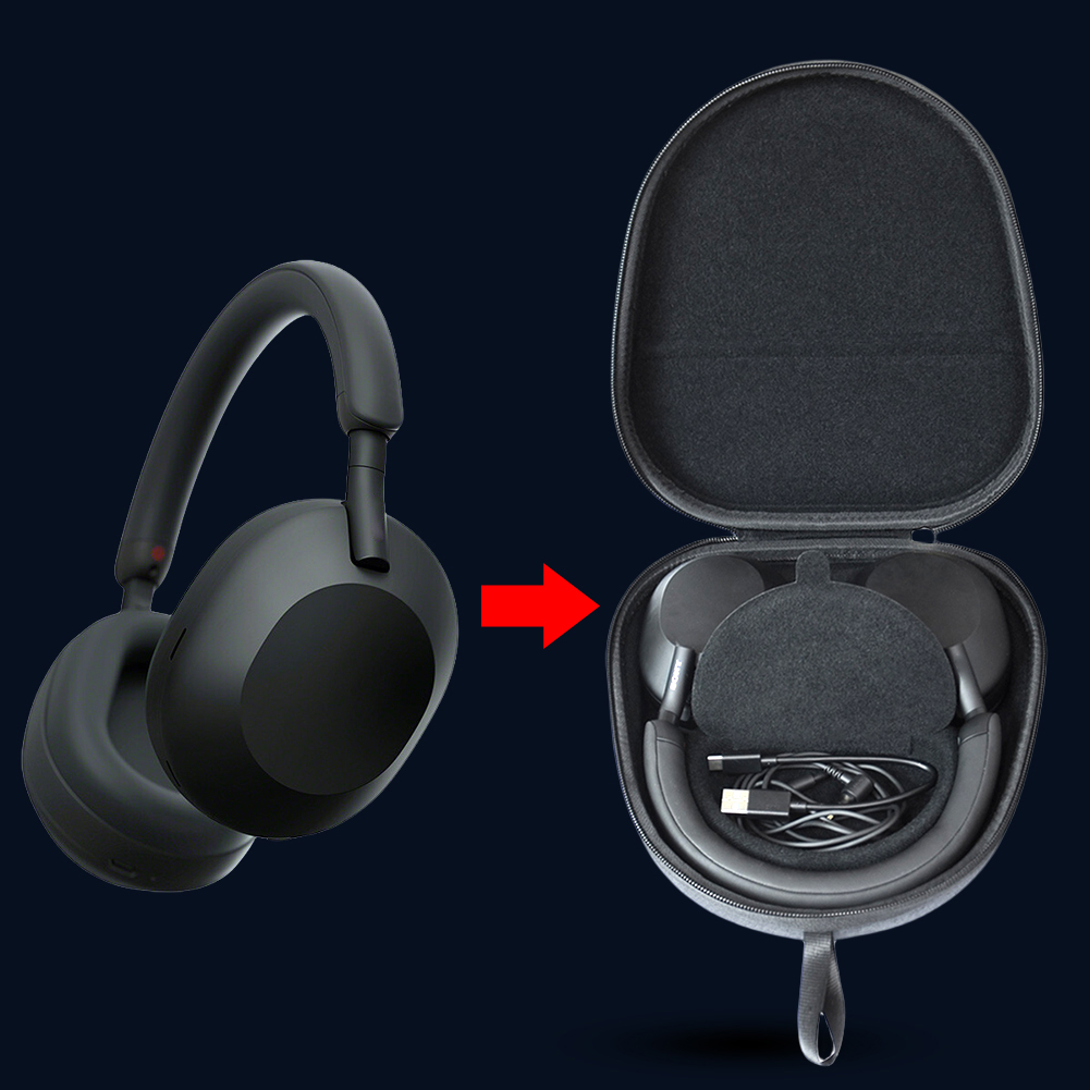 Kotak Pelindung Keras EVA, Kot - Headphone Case Hard ulasan dan harga
