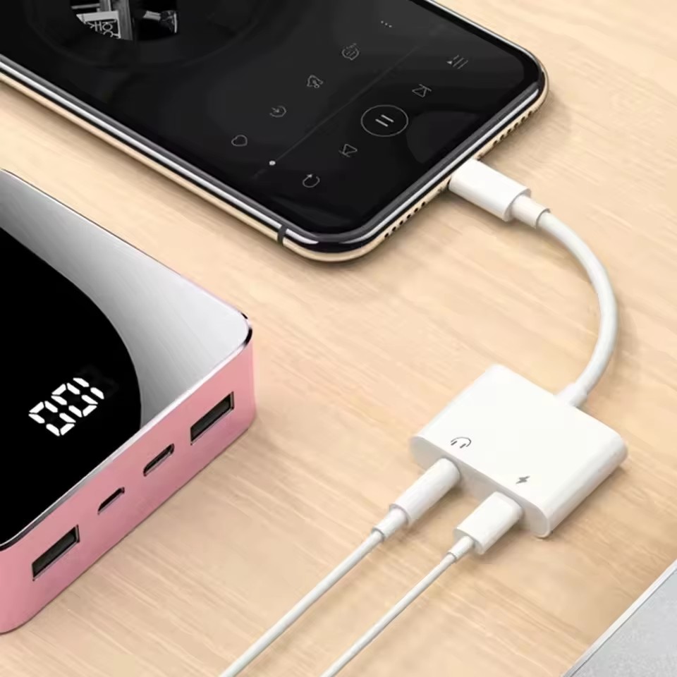 Adaptor Pengisian Daya Audio 2 - Earphone Splitter Jack ulasan dan harga