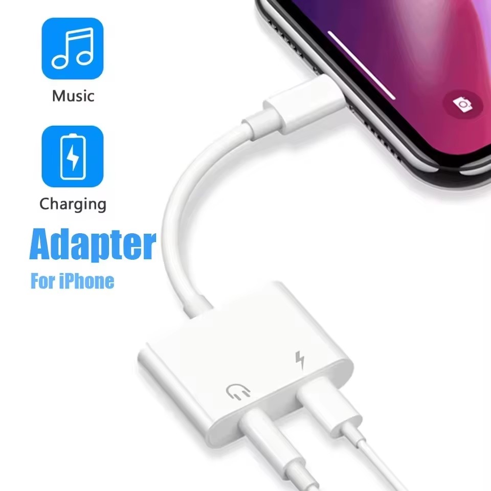 Adaptor Pengisian Daya Audio 2 - Earphone Splitter Jack ulasan dan harga
